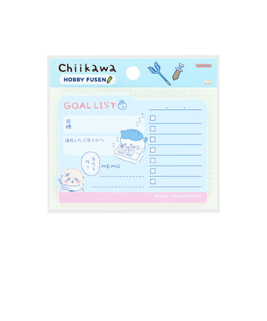 ちいかわ HOBBY FUSEN(ゴールリスト） 文具 付箋 日本製