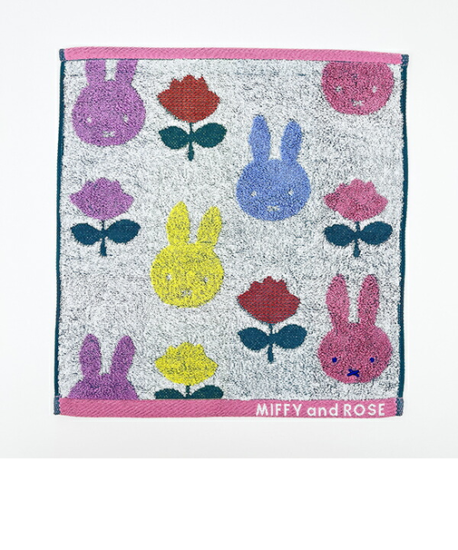ミッフィー miffy ウォッシュタオル MIFFY and ROSE 日本製 西川