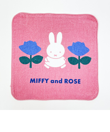 ミッフィー miffy ミニタオル MIFFY and ROSE ハンカチ 日本製 西川