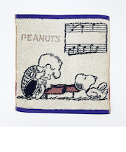 スヌーピー 今治 ミニタオル music 西川 日本製 SNOOPY