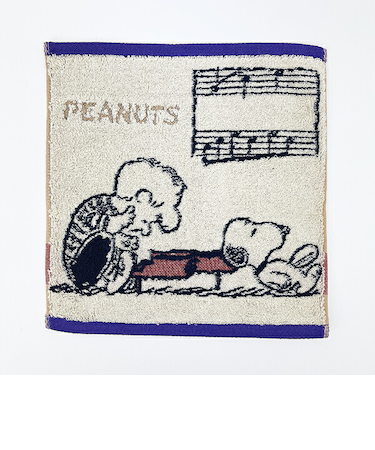 スヌーピー 今治 ミニタオル music 西川 日本製 SNOOPY