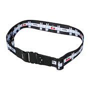 ミッフィー miffy スーツケースベルトモノクロームチェリー (ブラック/ブラック)