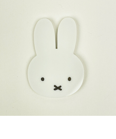 ミッフィー miffy フェイス アクリルマグネット ホワイト