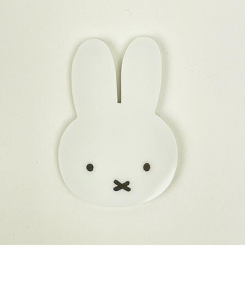 ミッフィー miffy フェイス アクリルマグネット ホワイト