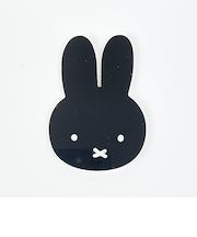 ミッフィー miffy フェイス アクリルマグネット ブラック