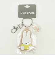 ミッフィー miffy ラバーキーホルダー すわり