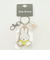 ミッフィー miffy ラバーキーホルダー すわり
