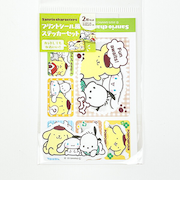 サンリオ 集合 プリントシール風ステッカーセット 日本製 Sanrio
