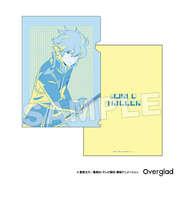 ワールドトリガー ヒュース A4クリアファイル (ブルー×イエロー) Mixing Colors 文具 日本製