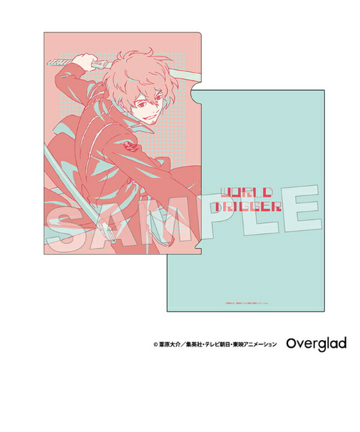ワールドトリガー 太刀川慶 A4クリアファイル (レッド×グリーン) Mixing Colors 文具 日本製