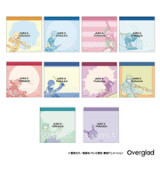 ワールドトリガー トレーディングスクエアメモ 全10種 コンプリートBOX Mixing Colors 文具 日本製