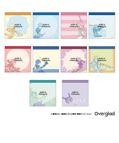 ワールドトリガー トレーディングスクエアメモ 全10種 コンプリートBOX Mixing Colors 文具 日本製