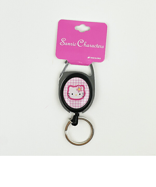 サンリオ ハローキティ メタルリール カオハナ ピンク キーホルダー Sanrio