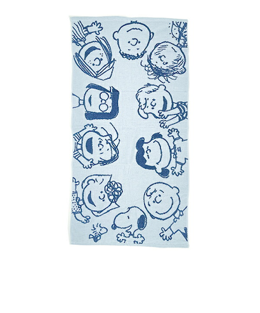 スヌーピー バスタオル ブルー 今治タオル 西川 日本製 SNOOPY