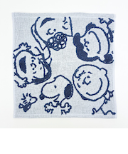 スヌーピー ウォッシュタオル ブルー 今治タオル 西川 日本製 SNOOPY