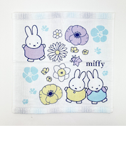 ミッフィー miffy ウォッシュタオル cheerful smile 日本製 西川