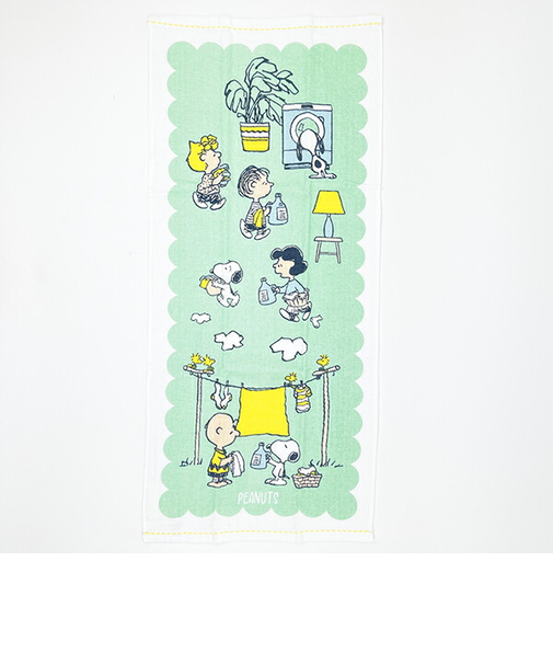 スヌーピー ふんわりガーゼタオル フェイスタオル 洗濯 西川 SNOOPY