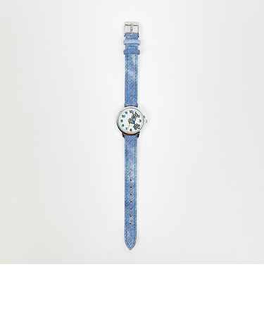 ミニオンズ デニムレザーウォッチ ライトブルー 時計