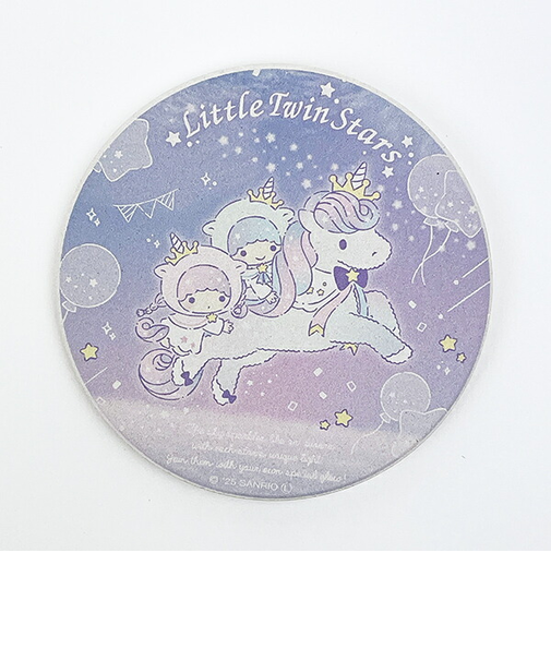 サンリオ リトルツインスターズ 50th 吸水コースター 日本製 Sanrio