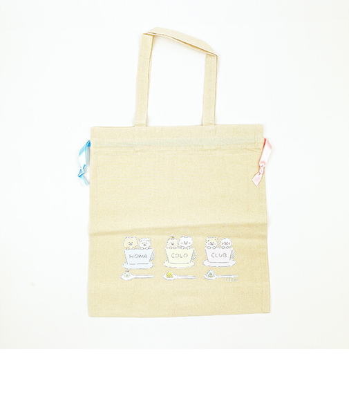 ほわころくらぶ 巾着トートバッグ 日本製