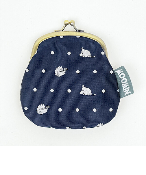 ムーミン ムーミン ジャガード ポーチガマグチ 財布 MOOMIN