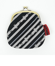 ムーミン ニョロニョロ ジャガード ポーチガマグチ 財布 MOOMIN