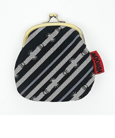 ムーミン ニョロニョロ ジャガード ポーチガマグチ 財布 MOOMIN