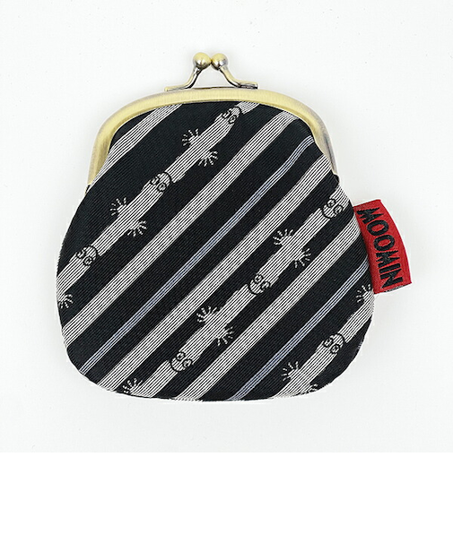 ムーミン ニョロニョロ ジャガード ポーチガマグチ 財布 MOOMIN