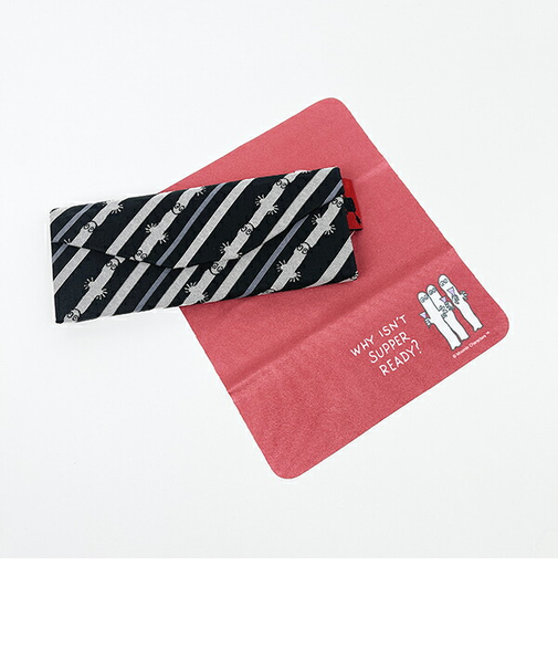 ムーミン ニョロニョロ ジャガード メガネケース MOOMIN