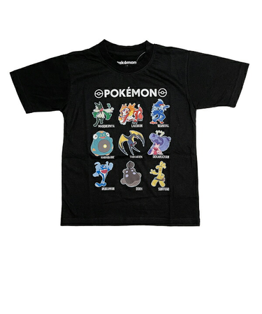 ポケットモンスター Tシャツ(140cm) パルデア地方 ブラック キッズ ポケモン アパレル
