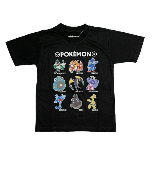 ポケットモンスター Tシャツ(140cm) パルデア地方 ブラック キッズ ポケモン アパレル