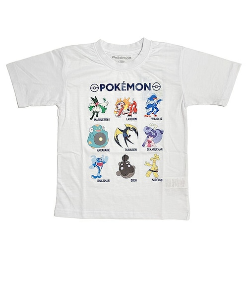 ポケットモンスター Tシャツ(120cm) パルデア地方 ホワイト キッズ