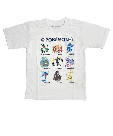 ポケットモンスター Tシャツ(130cm) パルデア地方 ホワイト キッズ ポケモン アパレル
