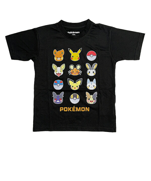 ポケットモンスター Tシャツ(120cm) でんきタイプ ブラック キッズ ポケモン アパレル