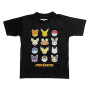 ポケットモンスター Tシャツ(130cm) でんきタイプ ブラック キッズ ポケモン アパレル