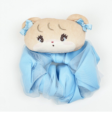 mikko illustrations ミッコ ラテ ぬいぐるみ付き シュシュ