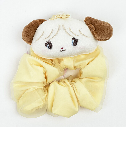 mikko illustrations ミッコ スフレ ぬいぐるみ付き シュシュ