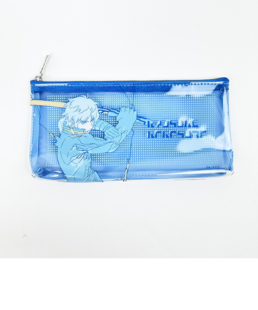 ワールドトリガー 烏丸京介 PVCポーチ (ブルー) Mixing Colors