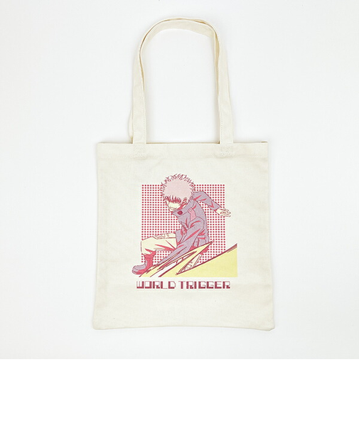 ワールドトリガー 影浦雅人 トートバッグ (レッド) Mixing Colors