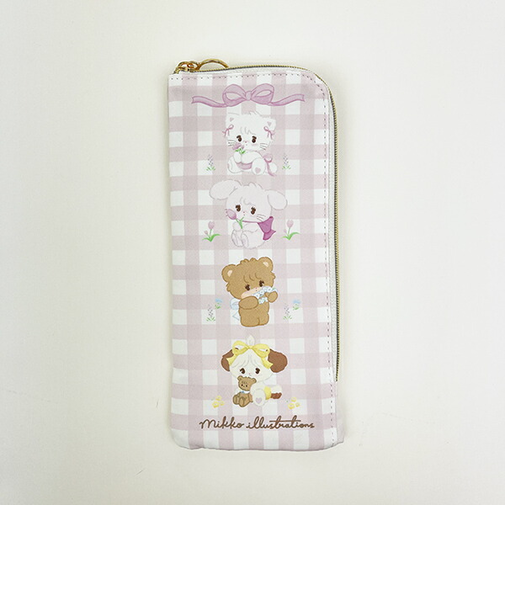 mikko illustrations ミッコ ヘアアイロンケース(小) トラベルポーチ