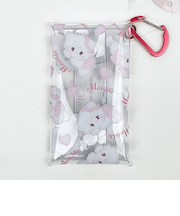 mikko illustrations ミッコ ムース クリアマルチケースS ポーチ