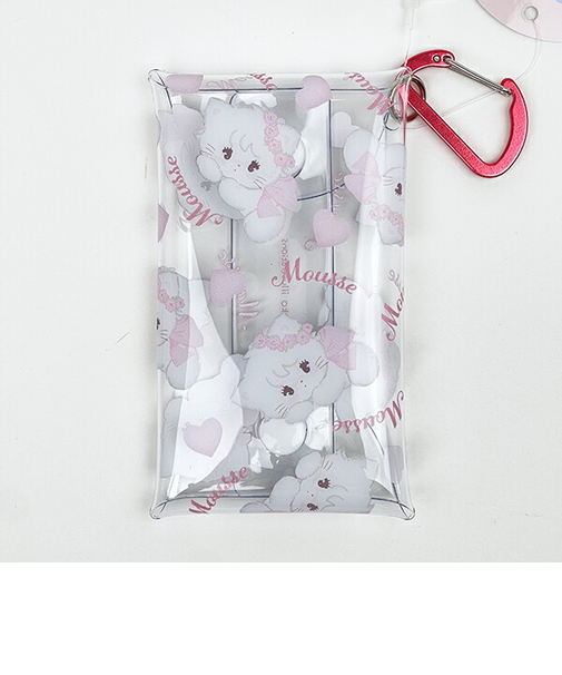 mikko illustrations ミッコ ムース クリアマルチケースS ポーチ