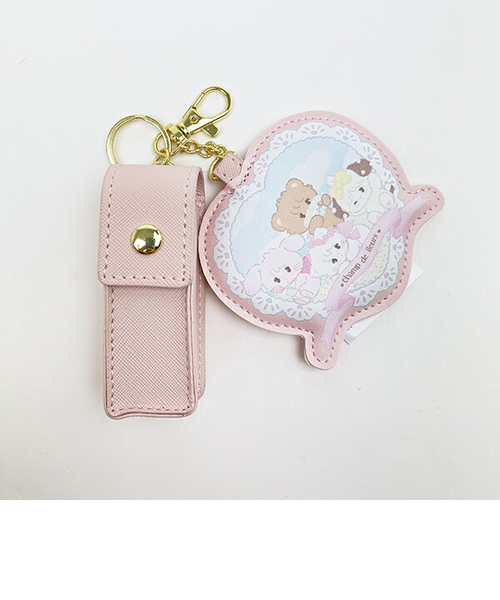 Nの口紅デザインポーチ 楽天市場】リップケース ミラー付き 鏡付き 【 simple デザイン