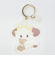 mikko illustrations ミッコ スフレ アクリル染色キーホルダー