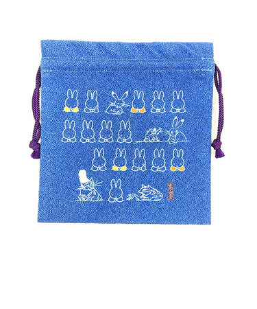 ミッフィー miffy ×鳥獣戯画 巾着 MC  日本製
