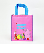 バーバパパ スクエア ランチバッグ(M) ピンク ランチ