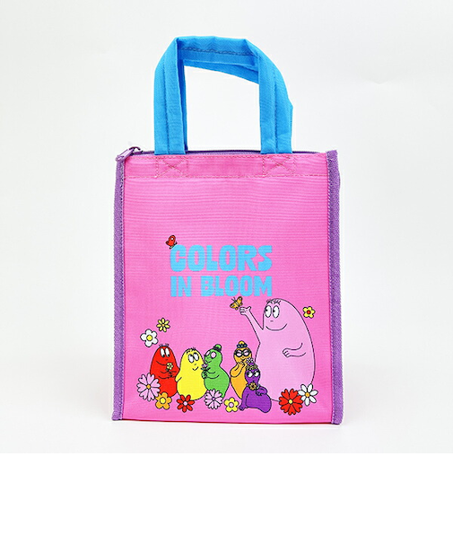 バーバパパ スクエア ランチバッグ(M) ピンク ランチ