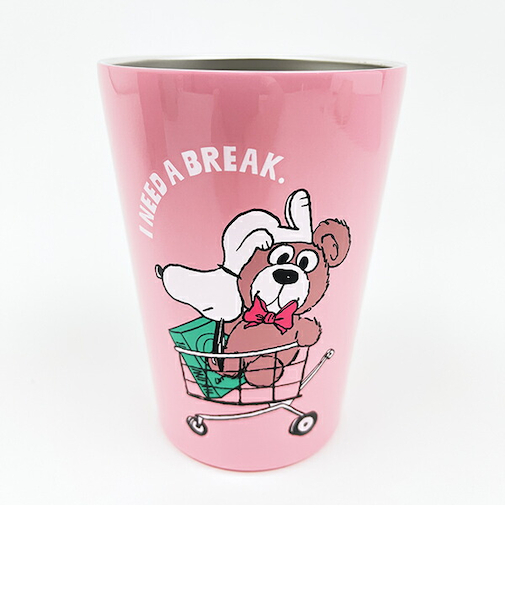スヌーピー ステンレスタンブラー (ピンク)  コップ SNOOPY