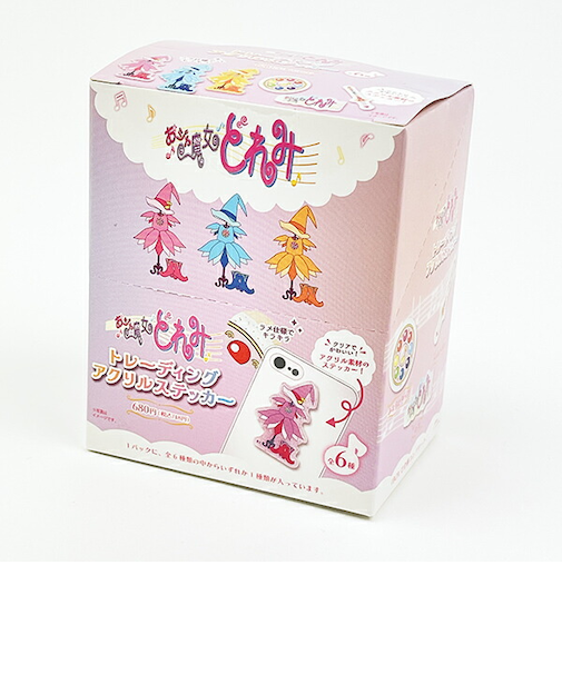 おジャ魔女どれみ トレーディングアクリルステッカー 全6種 コンプリートBOX
