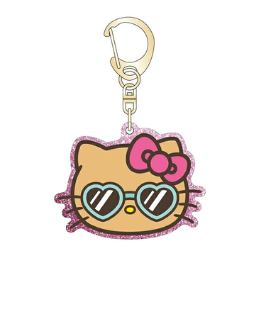サンリオ ハローキティ 日焼けシリーズ アクリルキーホルダー サングラス 平成レトロ